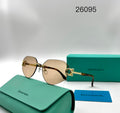 Tiffany & Co. 26095 Rimless Amber Sunglasses (Replica)