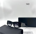 Saint Laurent 140 Black Rectangular Sunglasses (Replica)