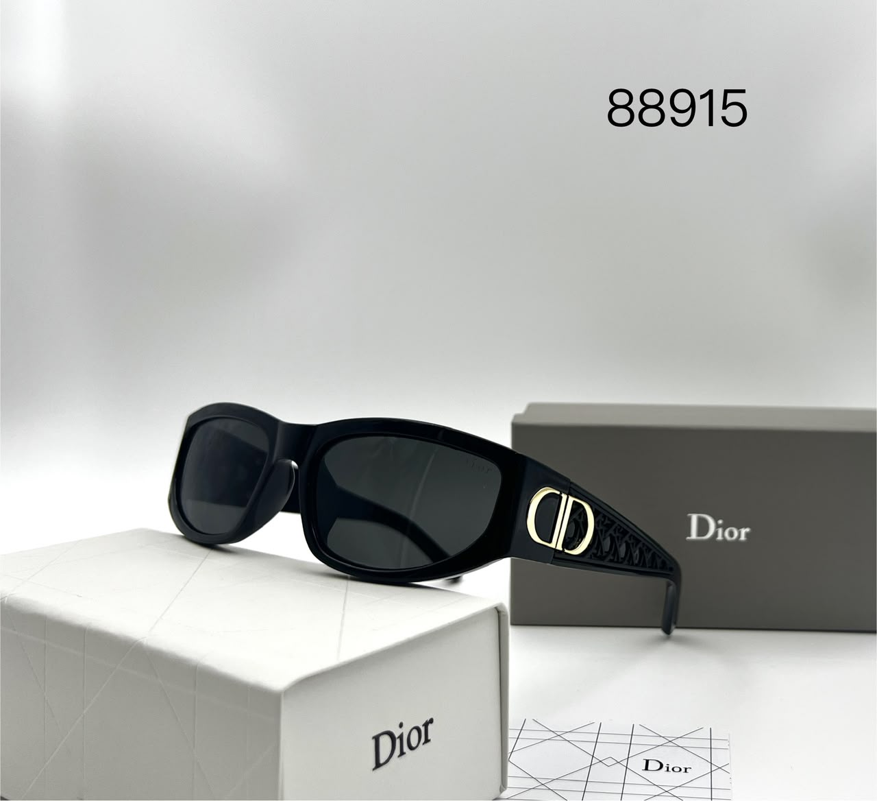 Dior 88915 Wrap-Around Monogram Sunglasses (Replica)
