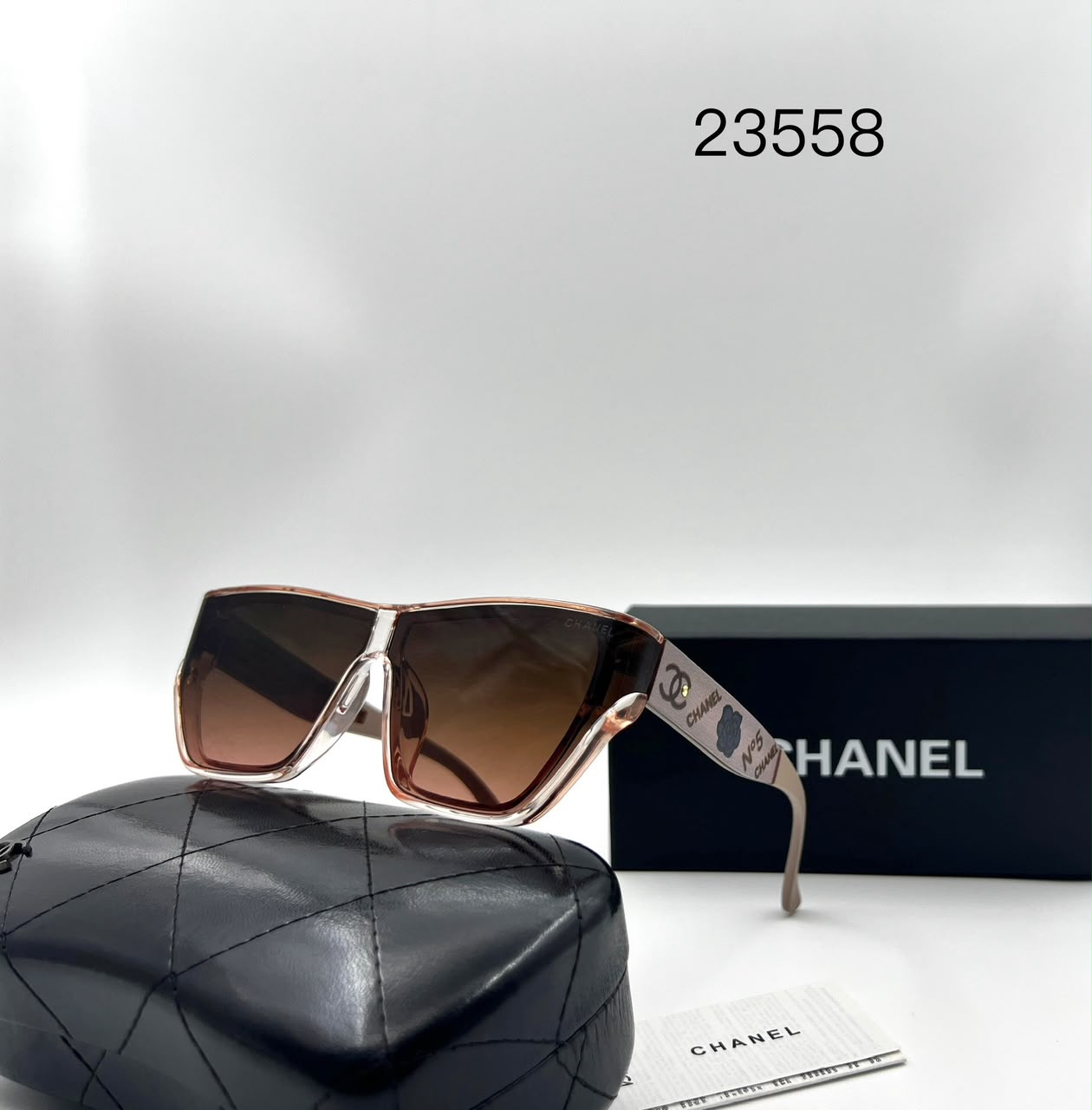 Chanel 23558 Shield Gradient Sunglasses (Replica)