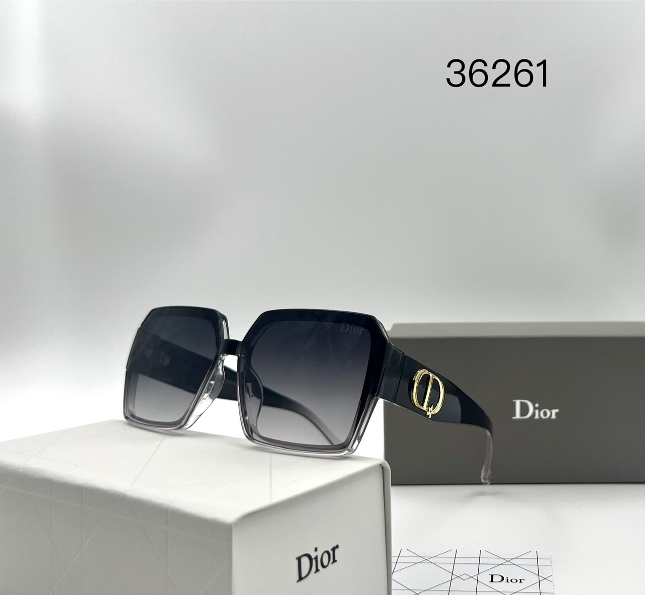 Dior 36261 Gradient Square Sunglasses (Replica)