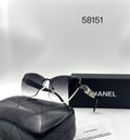 Chanel 58151 Angular Rimless Sunglasses (Replica)
