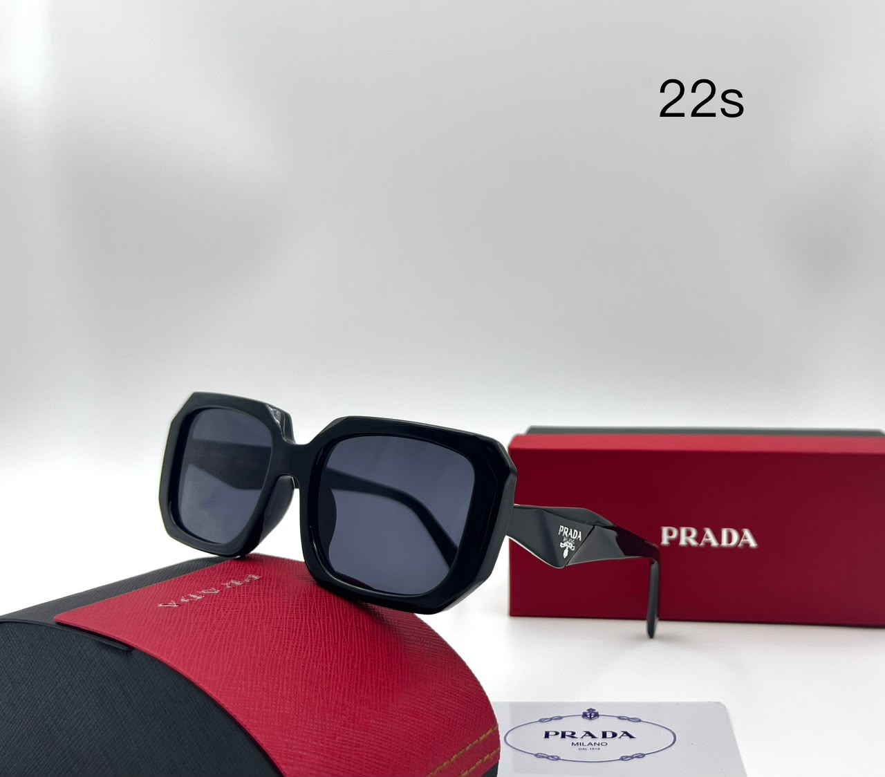 Prada Oversized Geometric Square Sunglasses (Replica)