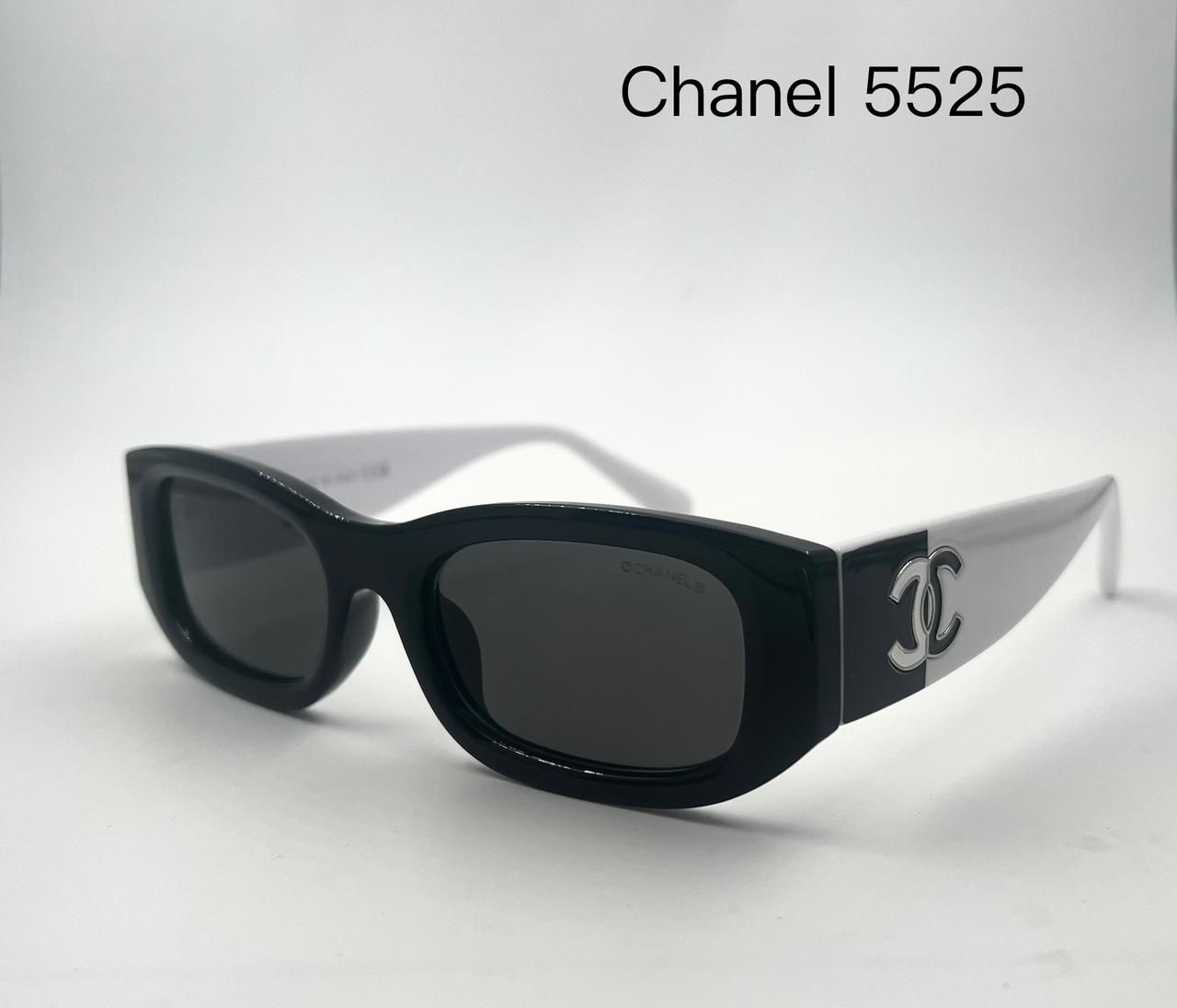Chanel 5525 Two-Tone Rectangular Sunglasses (Replica)