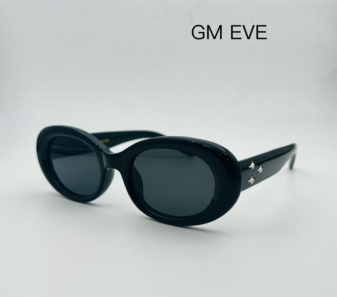 Gentle Monster EVE Black Oval Sunglasses (Replica)
