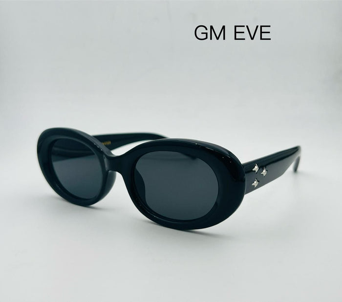 Gentle Monster EVE Black Oval Sunglasses (Replica)