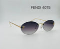 Fendi 4075 Rimless Oval Sunglasses (Replica)