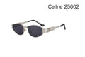 Celine 25002 Silver Angular Sunglasses (Replica)