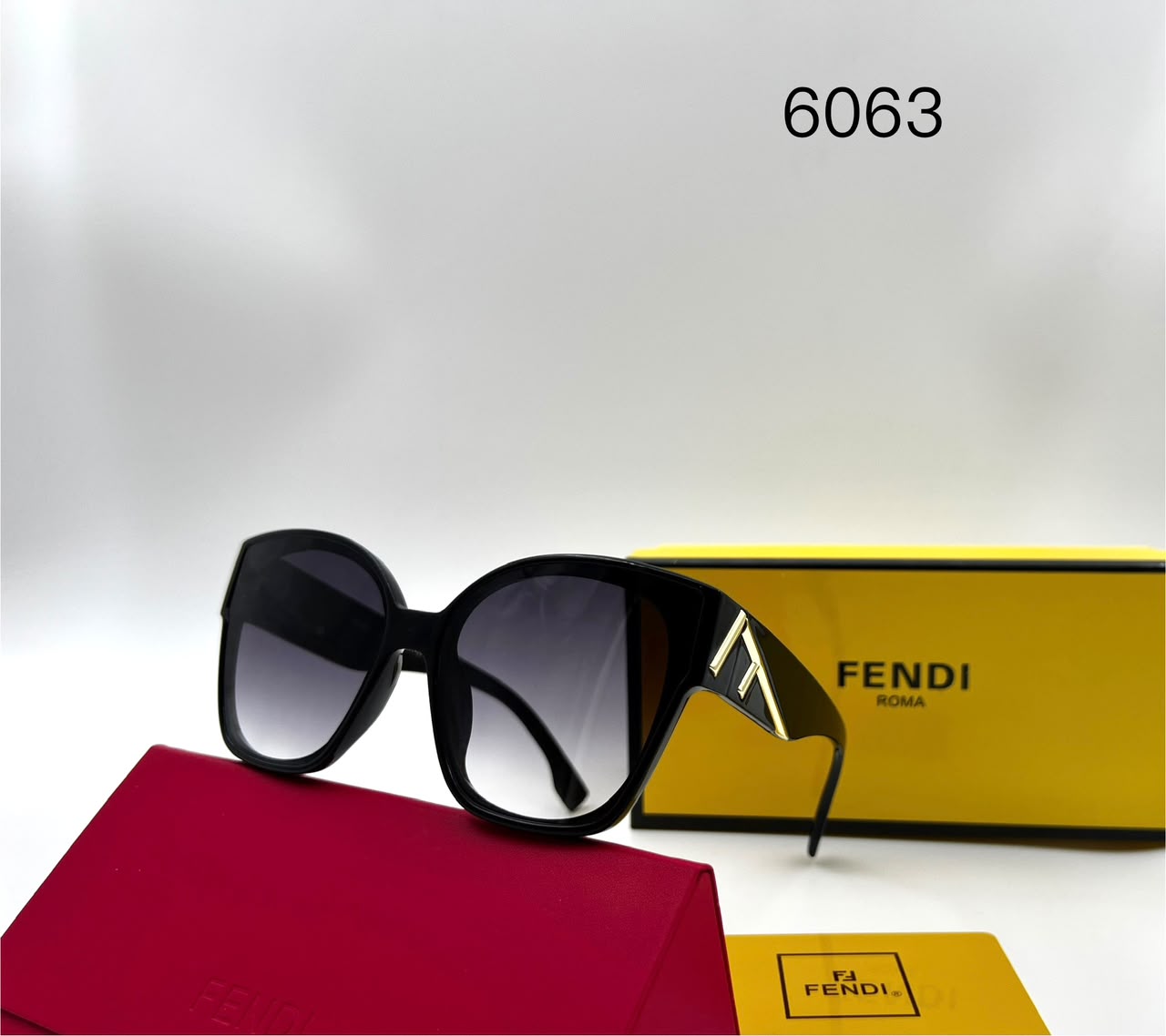 Fendi 6063 Oversized Butterfly Sunglasses (Replica)